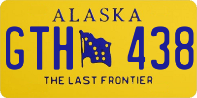 AK license plate GTH438