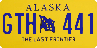 AK license plate GTH441