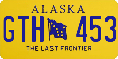AK license plate GTH453