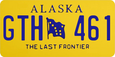 AK license plate GTH461