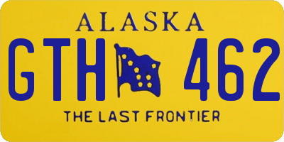 AK license plate GTH462