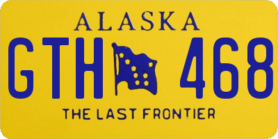 AK license plate GTH468