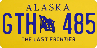 AK license plate GTH485