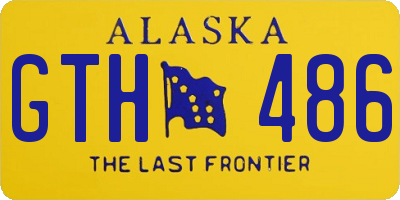 AK license plate GTH486