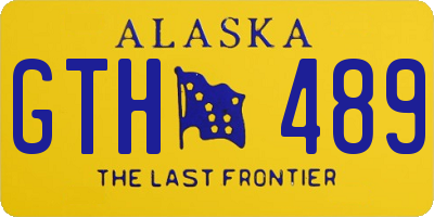AK license plate GTH489
