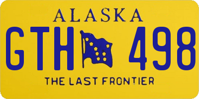 AK license plate GTH498