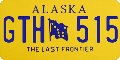 AK license plate GTH515