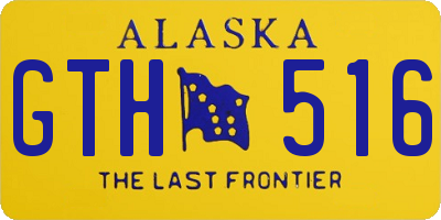 AK license plate GTH516