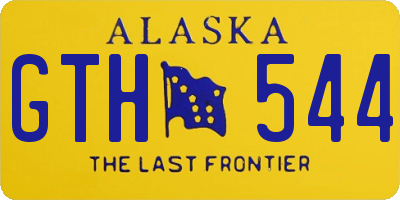 AK license plate GTH544