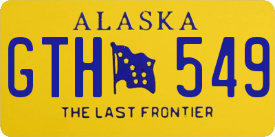 AK license plate GTH549