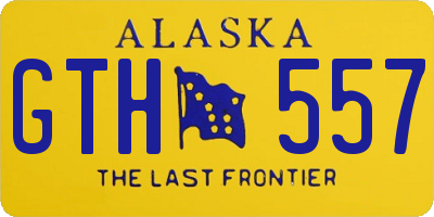 AK license plate GTH557