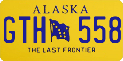 AK license plate GTH558