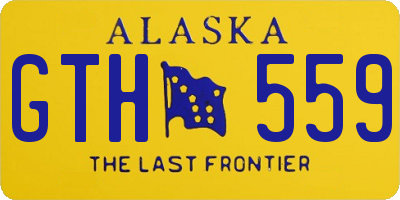 AK license plate GTH559