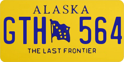 AK license plate GTH564