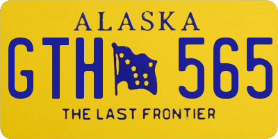 AK license plate GTH565