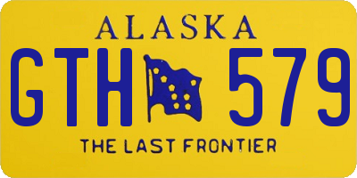 AK license plate GTH579