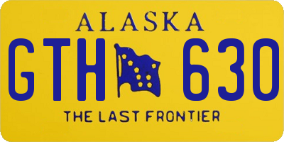 AK license plate GTH630