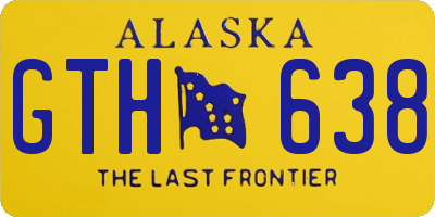 AK license plate GTH638