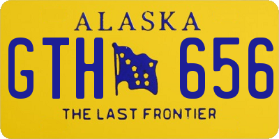 AK license plate GTH656