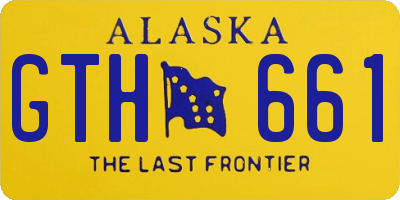 AK license plate GTH661