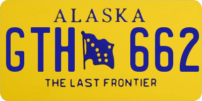 AK license plate GTH662