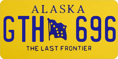 AK license plate GTH696