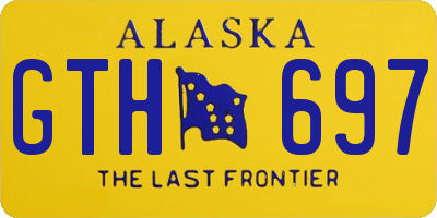 AK license plate GTH697