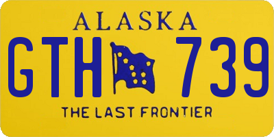 AK license plate GTH739