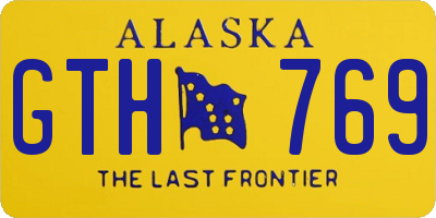 AK license plate GTH769