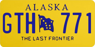 AK license plate GTH771