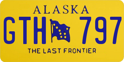 AK license plate GTH797