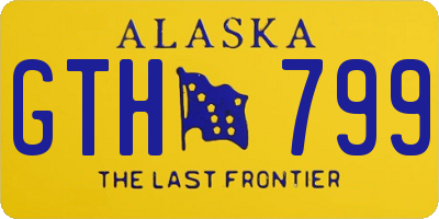 AK license plate GTH799