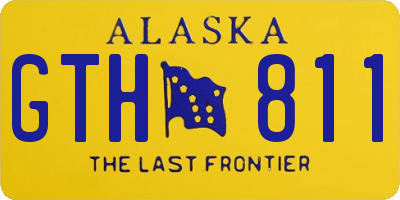 AK license plate GTH811