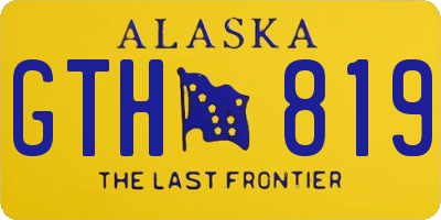 AK license plate GTH819