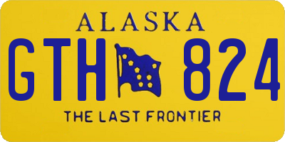 AK license plate GTH824