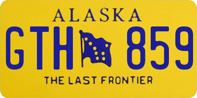 AK license plate GTH859