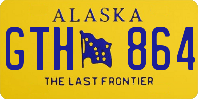 AK license plate GTH864