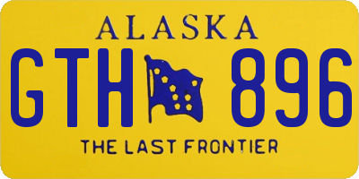 AK license plate GTH896