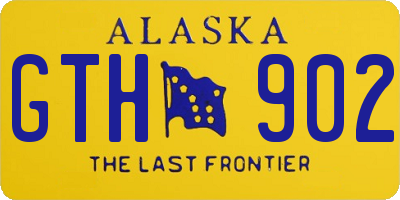 AK license plate GTH902