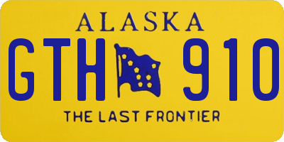 AK license plate GTH910