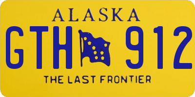 AK license plate GTH912