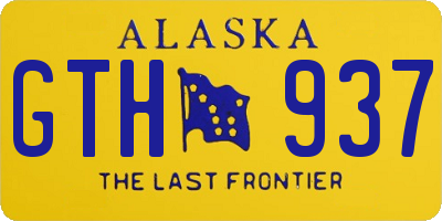 AK license plate GTH937