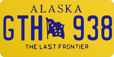 AK license plate GTH938