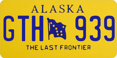 AK license plate GTH939