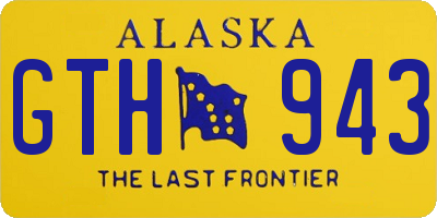 AK license plate GTH943