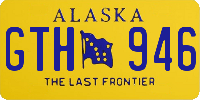 AK license plate GTH946
