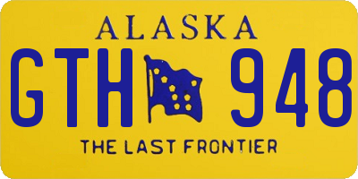 AK license plate GTH948