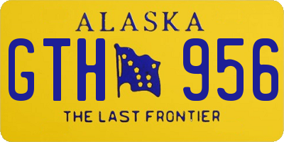 AK license plate GTH956