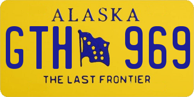 AK license plate GTH969