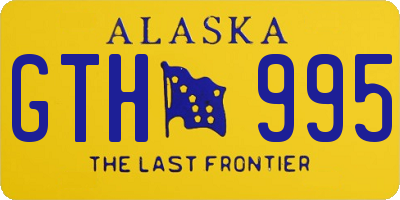 AK license plate GTH995